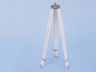 Hampton Collection Chrome with White Leather Griffith Astro Telescope 64 - 10