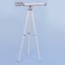 Hampton Collection Chrome with White Leather Griffith Astro Telescope 64 - 1