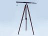 Admirals Floor Standing Oil Rubbed Bronze with Leather Telescope 60 - 8