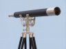 Floor Standing Brushed Nickel With Leather Anchormaster Telescope 65 - 3