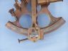 Captains Antique Brass Sextant 8 with Rosewood Box - 2