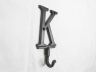Cast Iron Letter K Alphabet Wall Hook 6 - 1