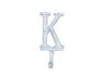 Whitewashed Cast Iron Letter K Alphabet Wall Hook 6 - 1