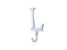Whitewashed Cast Iron Letter L Alphabet Wall Hook 6 - 1