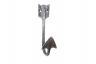 Rustic Silver Cast Iron Decorative Arrow Hook 6 - 1