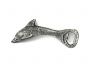 Antique Silver Cast Iron Dolphin Bottle Opener 7 - 2
