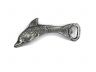 Antique Silver Cast Iron Dolphin Bottle Opener 7 - 1