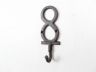 Cast Iron Number 8 Wall Hook 6 - 1
