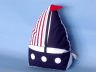 Patriotic Blue with Red Stripe Sailboat Door Stopper 10 - 1