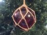 Red Japanese Glass Ball Fishing Float Decoration Christmas Ornament 4 - 2
