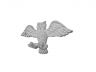 Whitewashed Cast Iron Flying Owl Decorative Metal Talons Wall Hooks 6 - 2