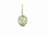 Seafoam Green Japanese Glass Ball Fishing Float With Brown Netting Decoration 2 - 1