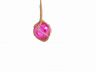 Pink Japanese Glass Ball Fishing Float With Brown Netting Decoration 3 - 1