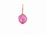 Pink Japanese Glass Ball Fishing Float With Brown Netting Decoration 4 - 1