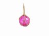 Pink Japanese Glass Ball Fishing Float With Brown Netting Decoration 6 - 2
