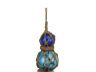 Blue - Light Blue - Blue Japanese Glass Ball Fishing Floats with Brown Netting Decoration 11 - 2