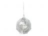 LED Lighted Clear Japanese Glass Ball Fishing Float with White Netting Christmas Tree Ornament 4 - 1