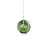 LED Lighted Green Japanese Glass Ball Fishing Float with White Netting Decoration 3 - 6