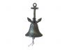 Rustic Gold Cast Iron Wall Hanging Anchor Bell 8 - 1