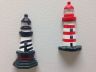 Wooden Cape Hatteras and Assateague Lighthouse Kitchen Magnets 4  - 1
