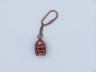 Antique Copper Anchor Red Lantern Key Chain 5 - 1