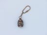 Antique Brass Anchor Lantern Key Chain 5 - 1