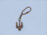 Antique Brass Navy Stockless Anchor Key Chain 5 - 1