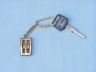 Solid Brass Pulley Key Chain 5 - 1