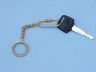 Solid Brass Handle Magnifier Key Chain 4 - 1