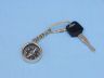 Solid Brass Compass Key Chain 5 - 3