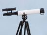 Floor Standing Oil-Rubbed Bronze-White Leather with Black Stand Griffith Astro Telescope 50 - 4