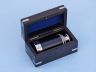 Deluxe Class Scouts Chrome - Leather Spyglass Telescope 7 with Black Rosewood Box - 4