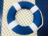 Vibrant Blue Decorative Lifering with White Bands 10 - 1