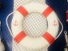Classic White Decorative Anchor Lifering With Orange Bands 15 - 1