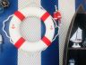 Classic White Decorative Anchor Lifering with Red Bands 20 - 2