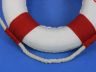 Classic White Decorative Anchor Lifering With Red Bands 6 - 2