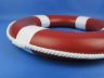 Red Painted Decorative Lifering with White Bands 15 - 4