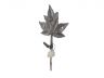 Cast Iron Maple Tree Leaves Decorative Metal Tree Branch Hooks 6.5 - 5