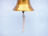 Brass Plated Hanging Anchor Bell 12 - 2