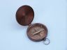 Antique Copper Gentlemens Compass With Rosewood Box 4 - 7