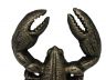 Rustic Gold Cast Iron Wall Mounted Lobster Hook 5 - 3