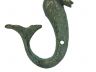 Antique Bronze Cast Iron Decorative Mermaid Hook 6 - 4