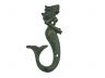 Antique Bronze Cast Iron Decorative Mermaid Hook 6 - 2