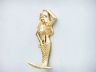 Gold Finish Mermaid Hook 6 - 1