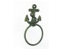 Antique Bronze Cast Iron Anchor Towel Holder 8.5 - 2