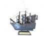 Wooden Flying Dutchman Model Pirate Ship Christmas Ornament 4  - 1
