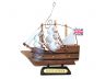 Wooden Mayflower Tall Model Ship Christmas Ornament 4 - 1