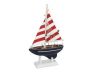 Wooden Nautical Delight Model Sailboat Christmas Tree Ornament - 3