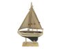 Wooden By The Sea Model Sailboat Christmas Tree Ornament - 1