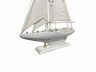 Wooden Rustic Whitewashed Pacific Sailer Model Sailboat Decoration 17 - 3